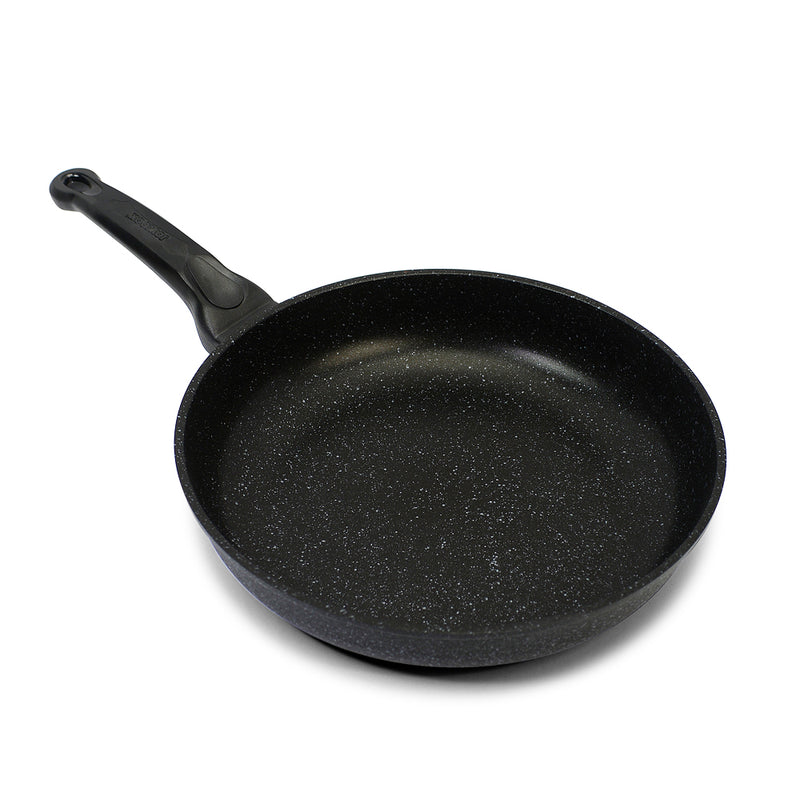 12.5" Durastone Marble Cast Aluminum Frying Pan — The widest matching fry pan