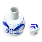Porcelain Soy Sauce Dispenser, Blue/White