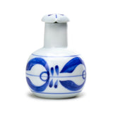 Porcelain Soy Sauce Dispenser, Blue/White