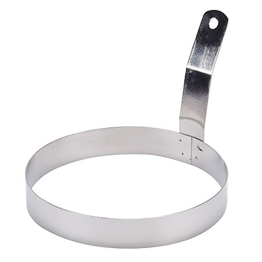 Round SS Egg Ring w/Handle 6"X1"