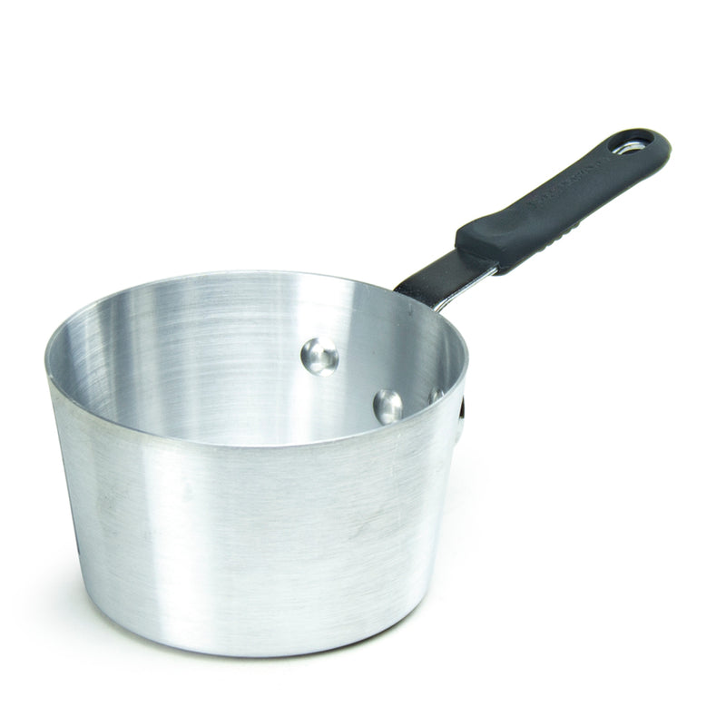 7 Qt Aluminum Saucepan with Bakelite Handle — A larger 7 qt saucepan