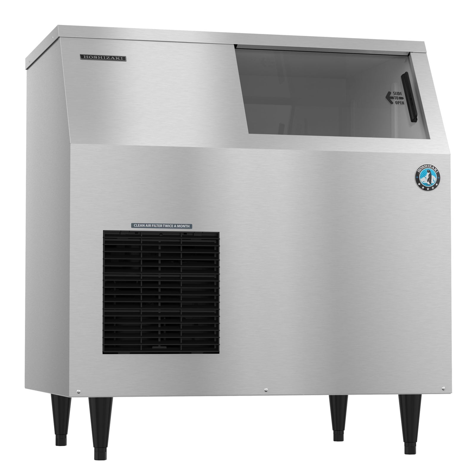 Hoshizaki Flaker Ice Maker F-500BAJ, Air-cooled, Built in Storage Bin, 38-1/8"W