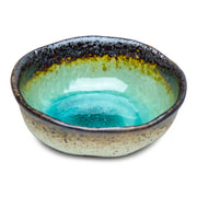 Round Blue/Green Gradient Bowl 4-3/4"
