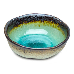 Round Blue/Green Gradient Bowl 4-3/4"