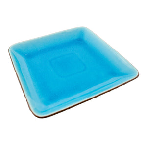 Square Plate 12", Blue