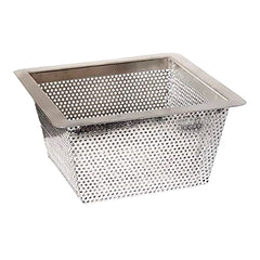 SS Floor Drain Drop In Square 10"X10"X5"