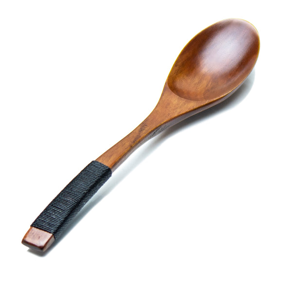 Wooden Bouillon Spoon (L) 7-3/4