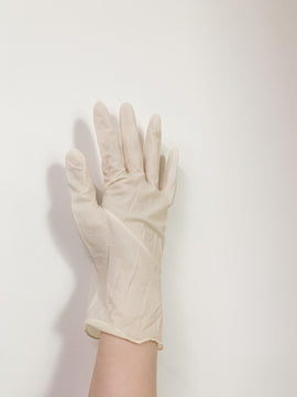 Karat Disposable Latex Powder-Free 100 Pcs Gloves Medium