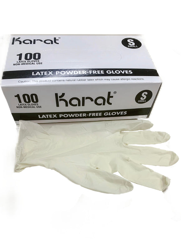 Karat Disposable Latex Powder-Free 100 Pcs Gloves X-Large