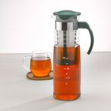 HARIO Cold Brew Glass Teapot 1200ml, Dark Green