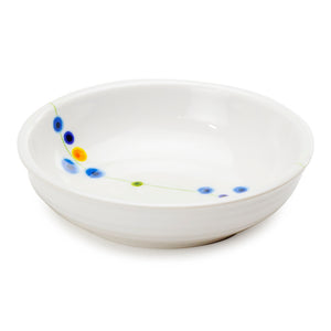 Melamine Round Side Dish Bowl 4-1/2", Rain Flower
