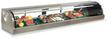 Hoshizaki Refrigerated Sushi Case Display, Right Side Condenser, Half Glass Door, LED Light, 82.7"W