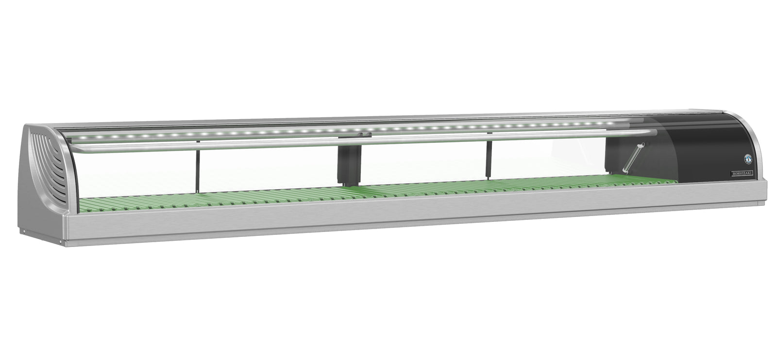 Hoshizaki Refrigerated Sushi Case Display, Right Side Condenser, Half Glass Door, LED Light, 82.7"W