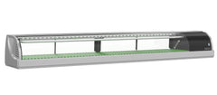 Hoshizaki Refrigerated Sushi Case Display, Right Side Condenser, Half Glass Door, LED Light, 82.7"W