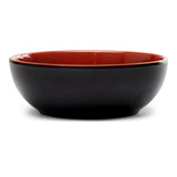 Melamine Round Side Dish Bowl 4-3/4", Black/Red