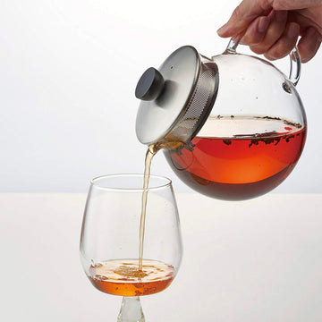 HARIO Jumping Glass Leaf Pot 600ml