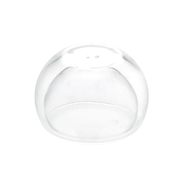Double Wall Glass Cup 2"D x 1.75"H