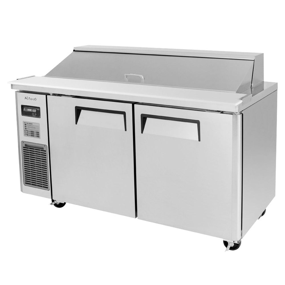 Turbo Air J Series Sandwich/Salad Unit, 2 Section, 14 Pans, 59"W