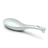 5.75"L Porcelain Soup Spoon, White