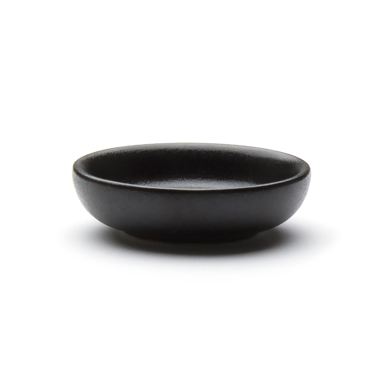 JX135-B porcelain sauce dish — a compact round condiment dish