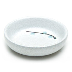 3.25"Dx1"H Porcelain Sauce Dish, White