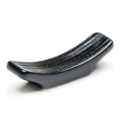 2.5"X0.75"H Porcelain Chopstick Rest, Matte Black