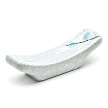 2.5"X0.75"H Porcelain Chopstick Rest, White