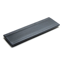 15″ × 5″ Black Porcelain Rectangular Serving Platter