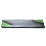 Rectangular Platter 18.5", Black/Green