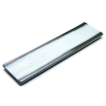 Rectangular Platter 18.5", Light Blue/Black