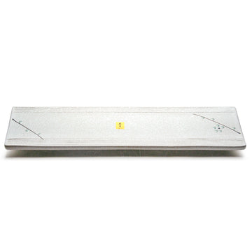 Rectangular Platter 18.5", White Sakura