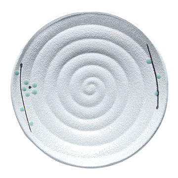 8.75"Dx1.25"H Porcelain Plate, White