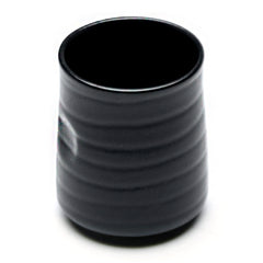 Porcelain Teacup 3"Dx3.5"H, Matte Black