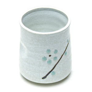 Porcelain Teacup 3"Dx3.5"H, White