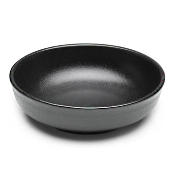 5.5"Dx1.75"H Porcelain Bowl, Matte Black