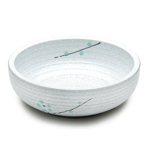 8"Dx2.5"H Porcelain Bowl, White
