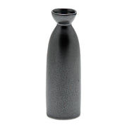 Porcelain Sake Bottle 7"H, Metallic Black