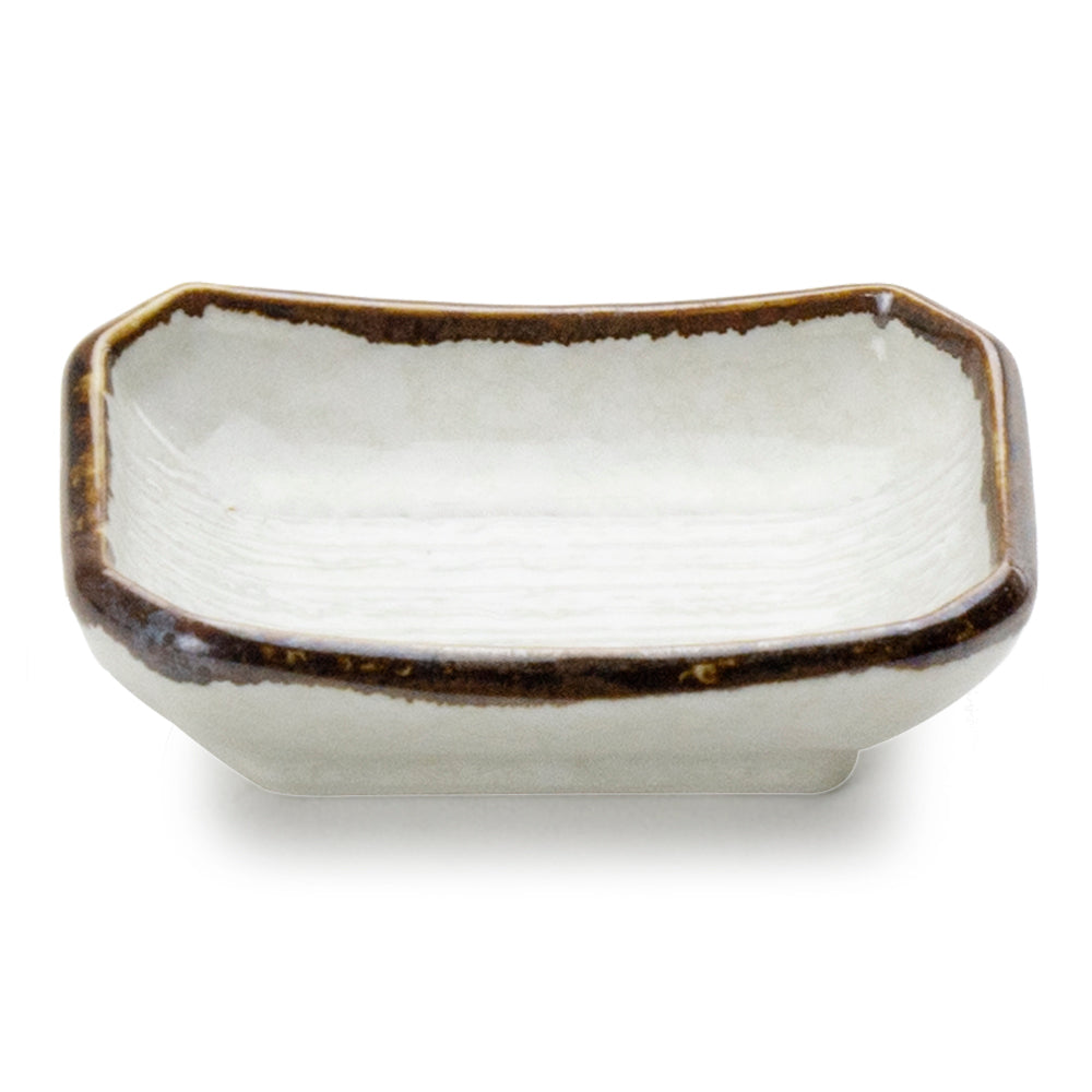 Rectangular Sauce Dish 3.5", Pearl Elegant