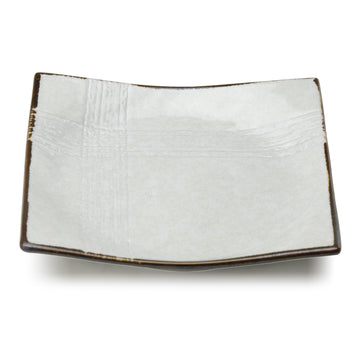 Square Plate 7", Pearl Elegant