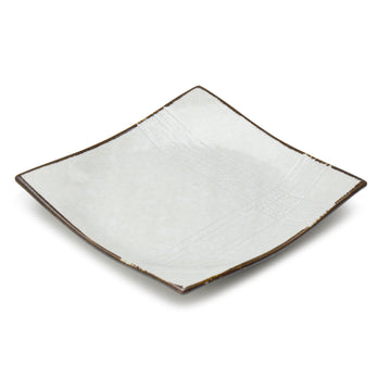 Square Plate 7", Pearl Elegant