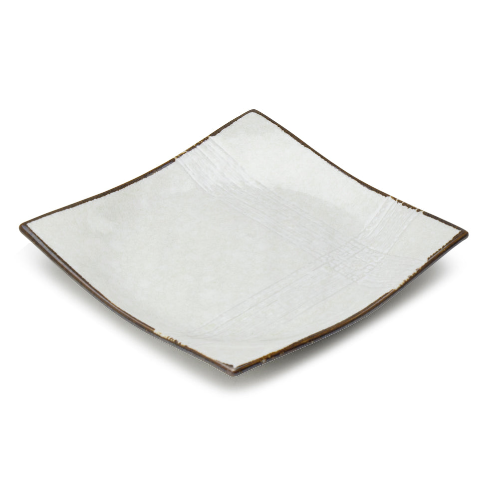 Square Plate 7", Pearl Elegant