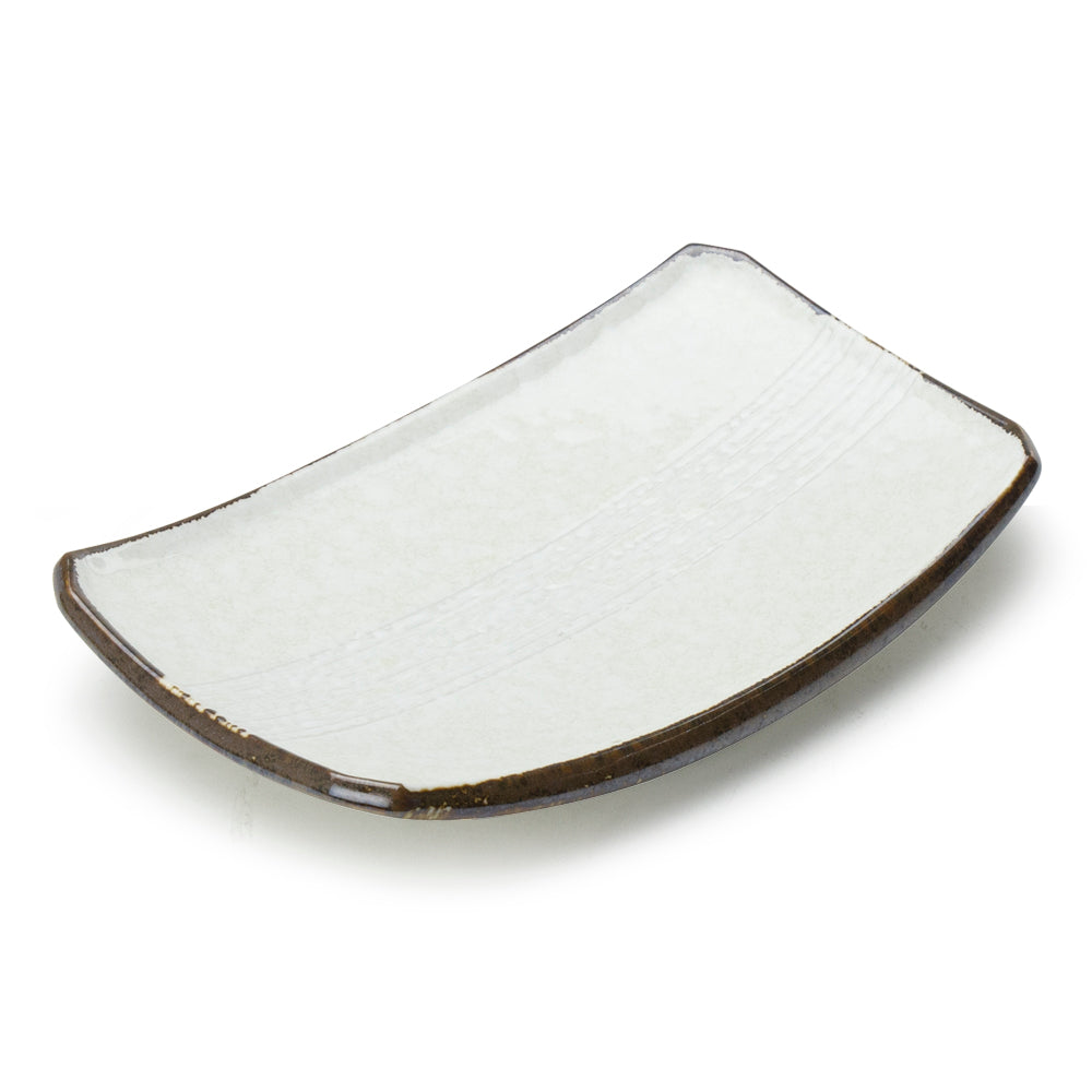 Rectangular Plate 7.25"x4.75", Pearl Elegant
