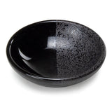 Round Sauce Dish 3-1/2", Black and Gray