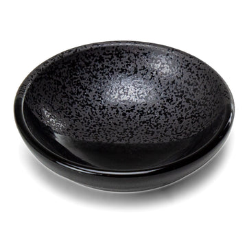 Round Sauce Dish 3-1/2", Black and Gray
