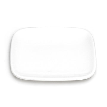Melamine Square Plate 5-1/4", White