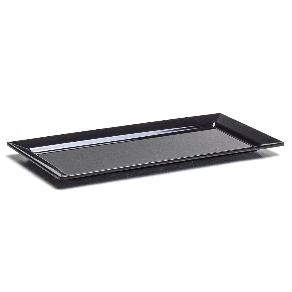 Melamine Rectangular Platter 14"x6.75", Black