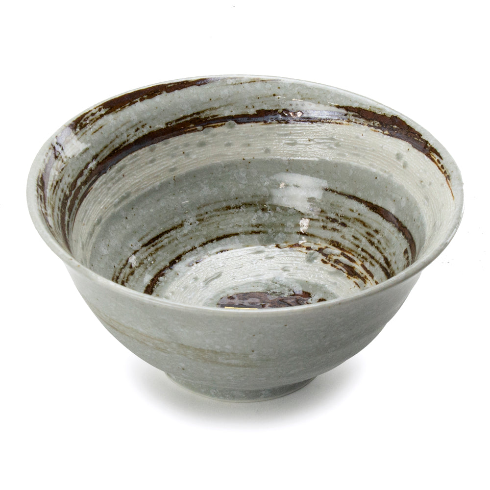 Round Stony Noodle Bowl 7.75", Grey