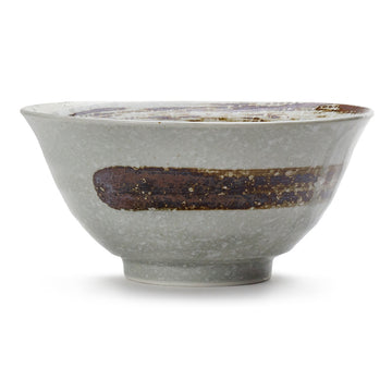 Round Stony Noodle Bowl 7.75", Grey