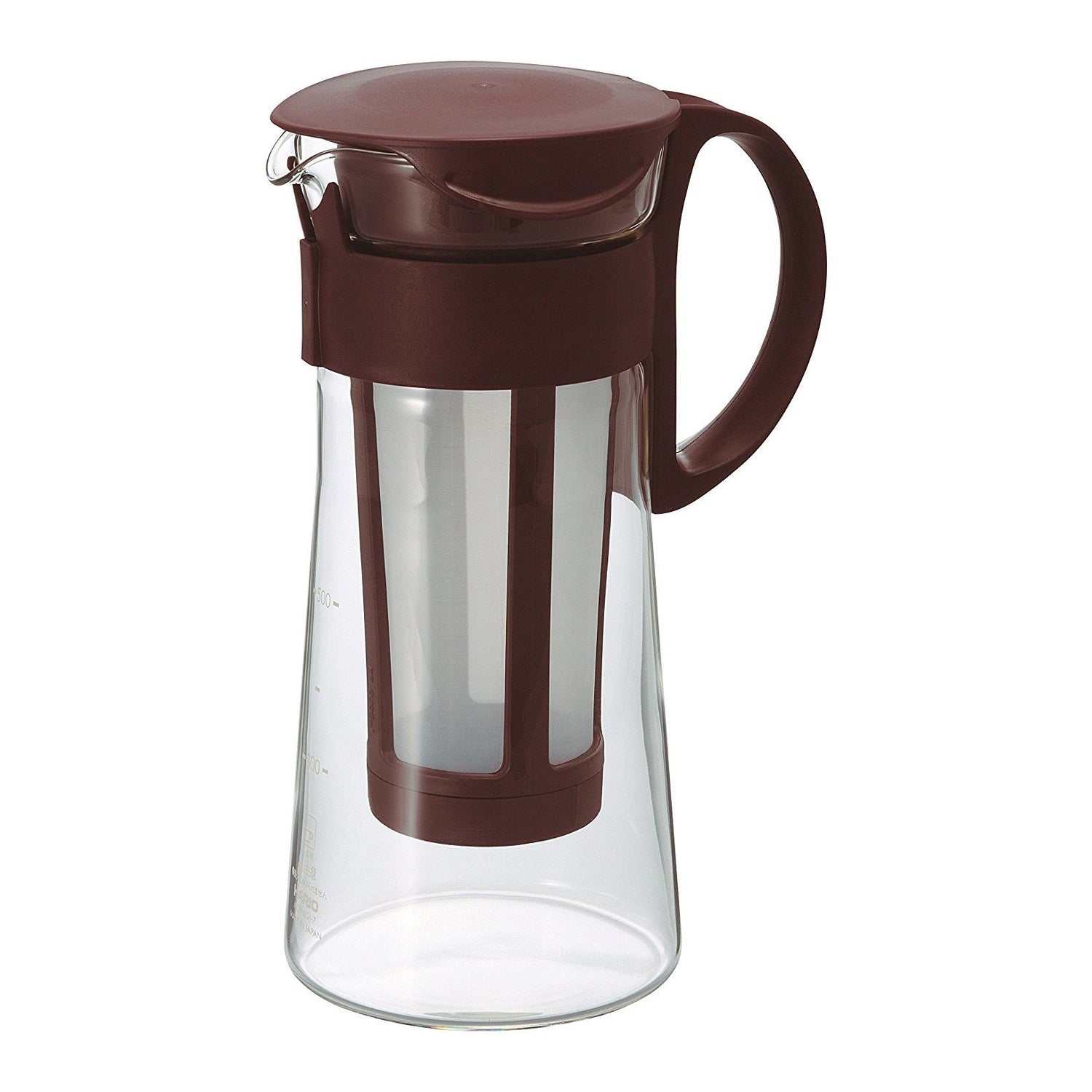 HARIO Mizudashi Cold Brew Coffee Pot 600ml, Chocolate Brown
