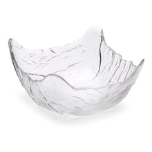 5¾″ Clear Glass Square Bowl — 3″ High